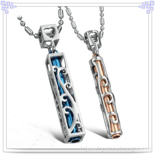 Couples Fashion Pendant Stainless Steel Necklace (HR2114)